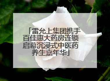雷允上集团携手百佳惠大药房连锁启幕沉浸式中医药养生嘉年华