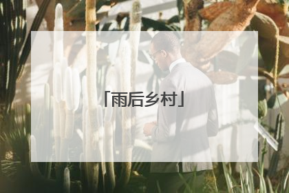雨后乡村