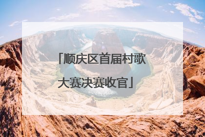 顺庆区首届村歌大赛决赛收官