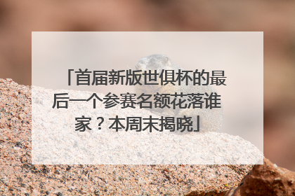 首届新版世俱杯的最后一个参赛名额花落谁家？本周末揭晓