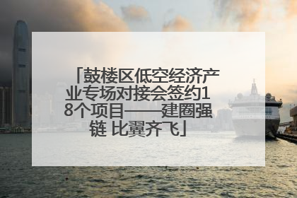 鼓楼区低空经济产业专场对接会签约18个项目——建圈强链 比翼齐飞