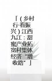 （乡村行·看振兴）江西九江：甜蜜产业拓宽村集体经济“增收路”