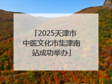 2025天津市中医文化市集津南站成功举办